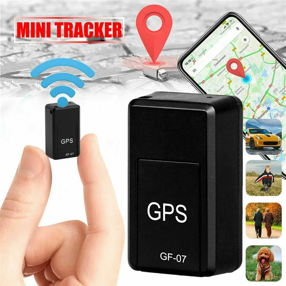 MINI GF-07 GPS Long Standby Magnetic SOS Tracker Locator Device Voice Recorder for Vehicle Car Person Locator System266F