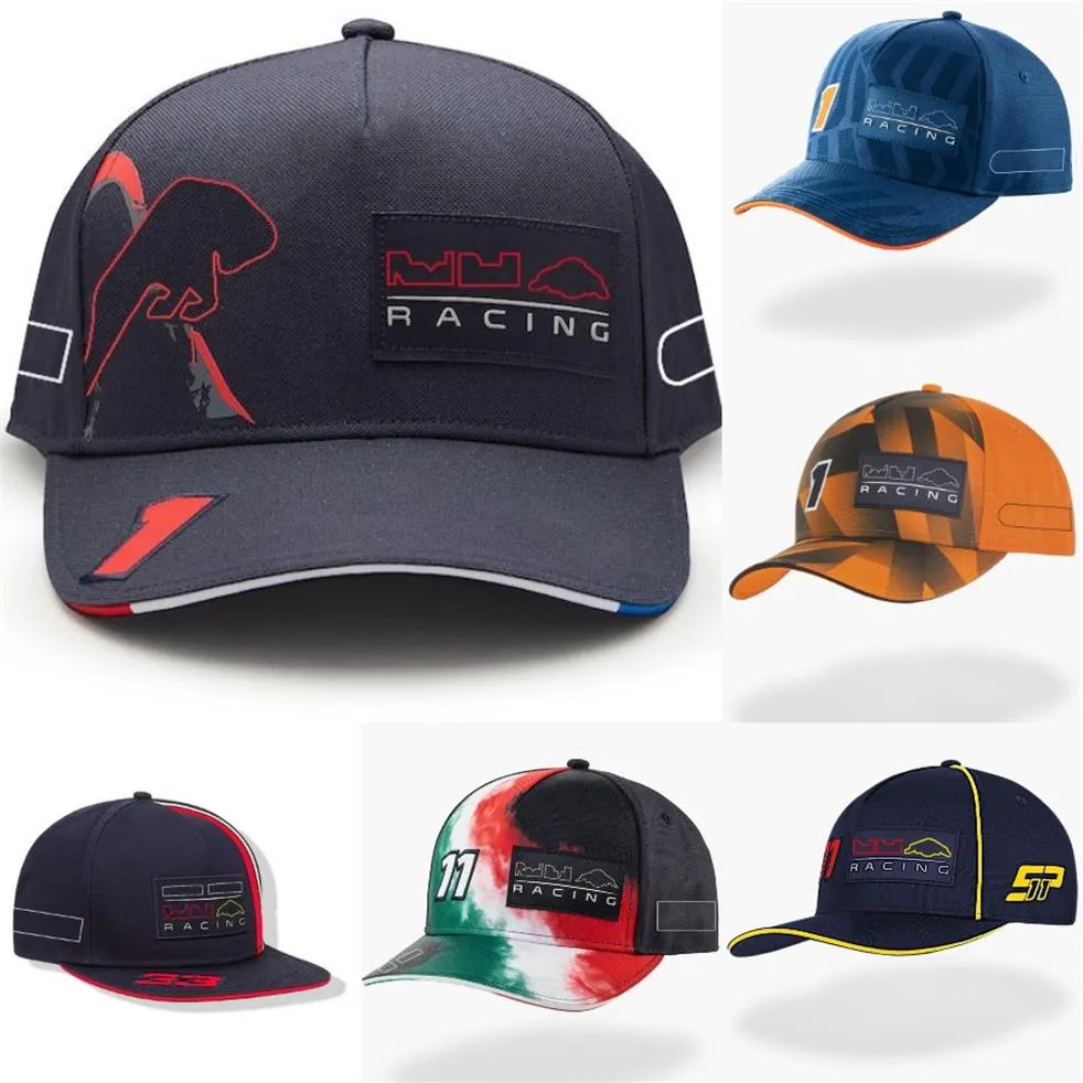 2023 NOWOŚĆ F1 Racing Caps Mens Hats Dontacie Sun Hat Formula 1 Haftowana czapka baseballowa na zewnątrz Cap301n