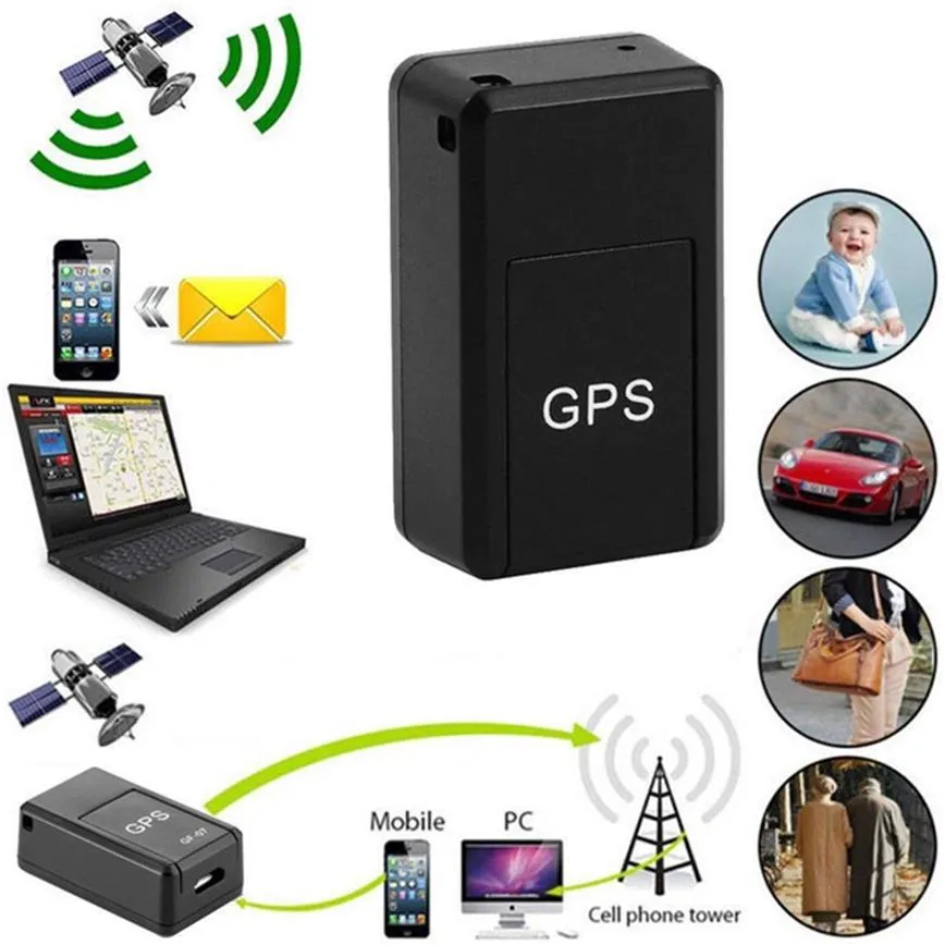 GF-07 Mini GPS Tracker Ultra Mini GPS Long Standby Magnético SOS Dispositivo de seguimiento GSM SIM GPS Tracker para vehículo Coche Persona Locatio2062