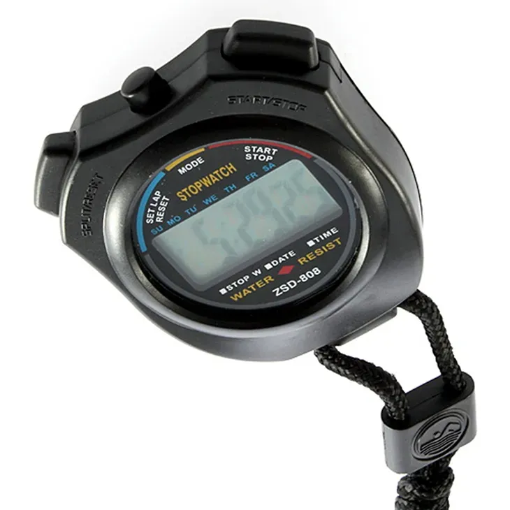 ZSD-808 Sports Stopwatch 2 SecondMeter Running Timer Electronic Timer Stop Watch Electronics Timers Kör Support Logo Anpassad LL