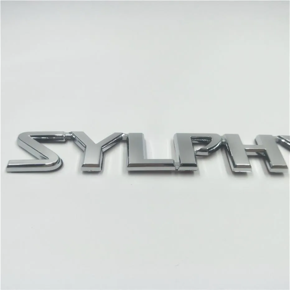 Para Nissan Sylphy Emblema Traseira Tronco Distintivo Sinal Logo Símbolo Letras Decal245i