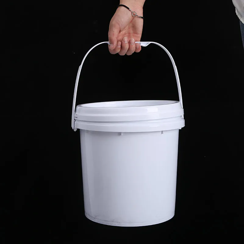 Stone paint bucket 10 liter white bucket