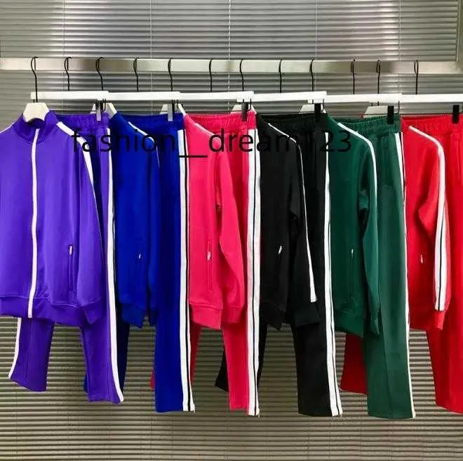 Chándales para hombre para mujer Chándales para hombre sudaderas trajes chaqueta con cremallera ropa deportiva Palm Angel Hombres casuales pista sudadera abrigos hombre pantalones S-XL