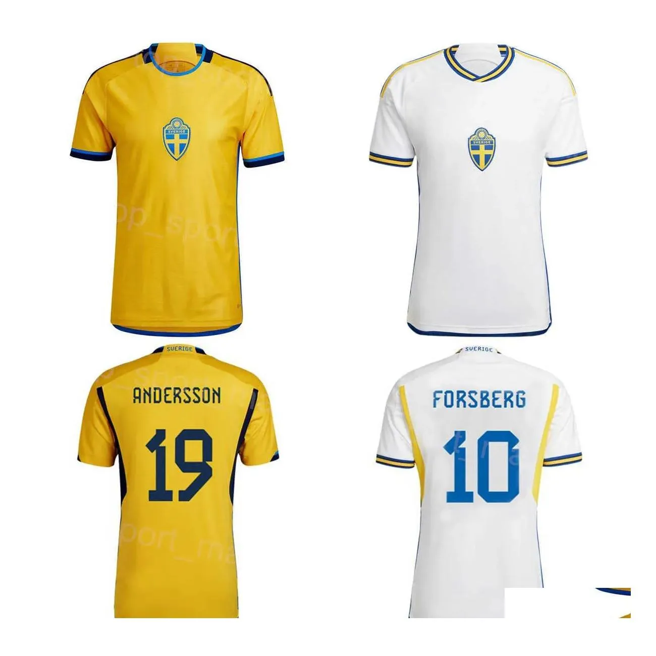 Traje de yoga Suecia Fútbol 10 Zlatan Ibrahimovic Jerseys 3 Equipo nacional Emil Forsberg 1 Robin Olsen Joakim Nilsson Dejan Kusevski Ma Otdet