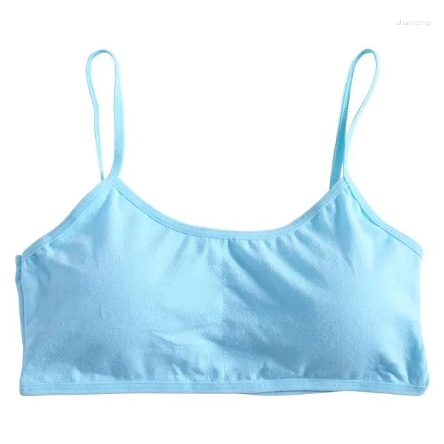 Breathable Cotton Sunny Strappy Bra For Teenage Girls Soft And