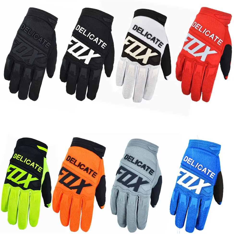 Delicate Fox Motocross Gloves Motorcycle MX Enduro MTB DH Mountain Bike Bicycle Riding Guantes2454