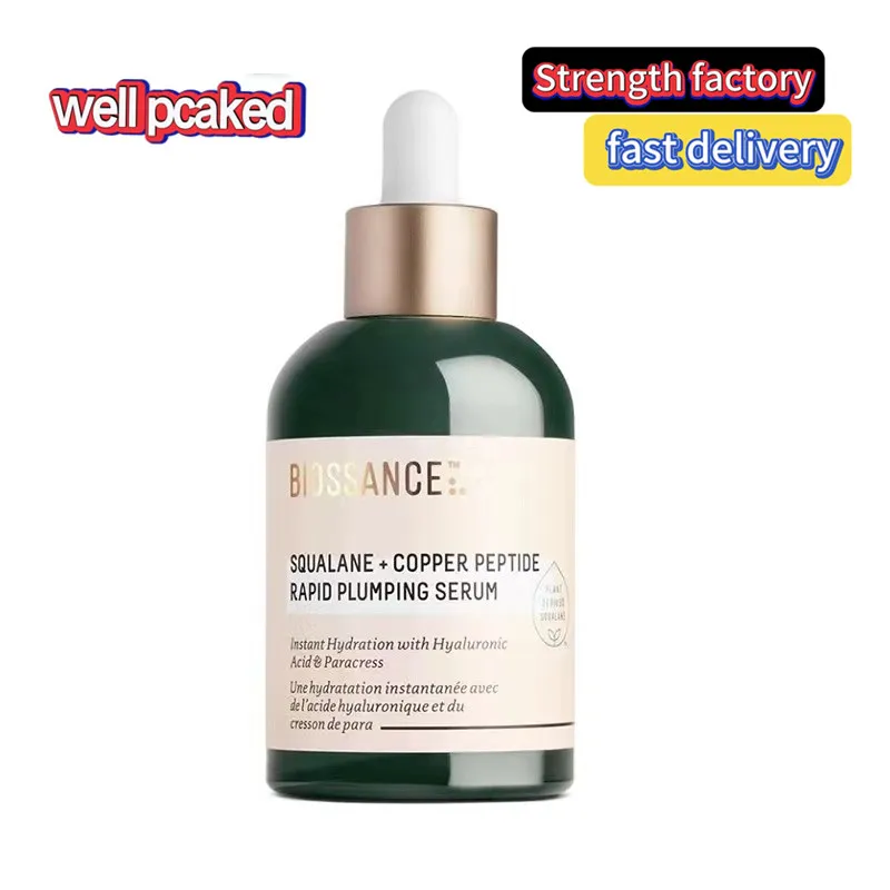 Biossance Yüz Yağ Serumu Biyossansı 50ml Squalane Copperpeptid Hızlı Serum 1.7 Floz 30ml Biossance Squalane C Vitamini Gül Yağı 1floz