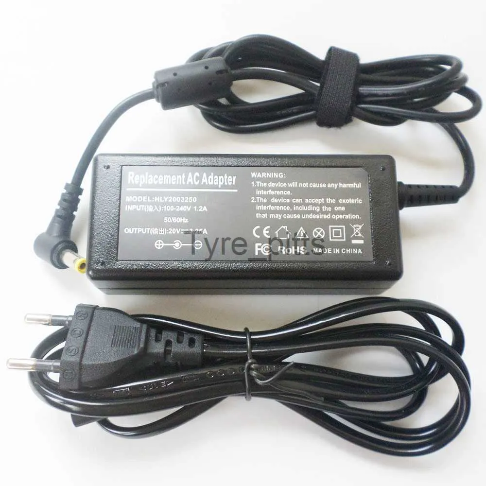 Andra batterier laddare Nya 65W AC Adapter Batteriladdare Strömförsörjningsladd för Lenovo Essential G565 G570 G575 G580 G585 G770 G780 Notebook 20V 3.25A X0723