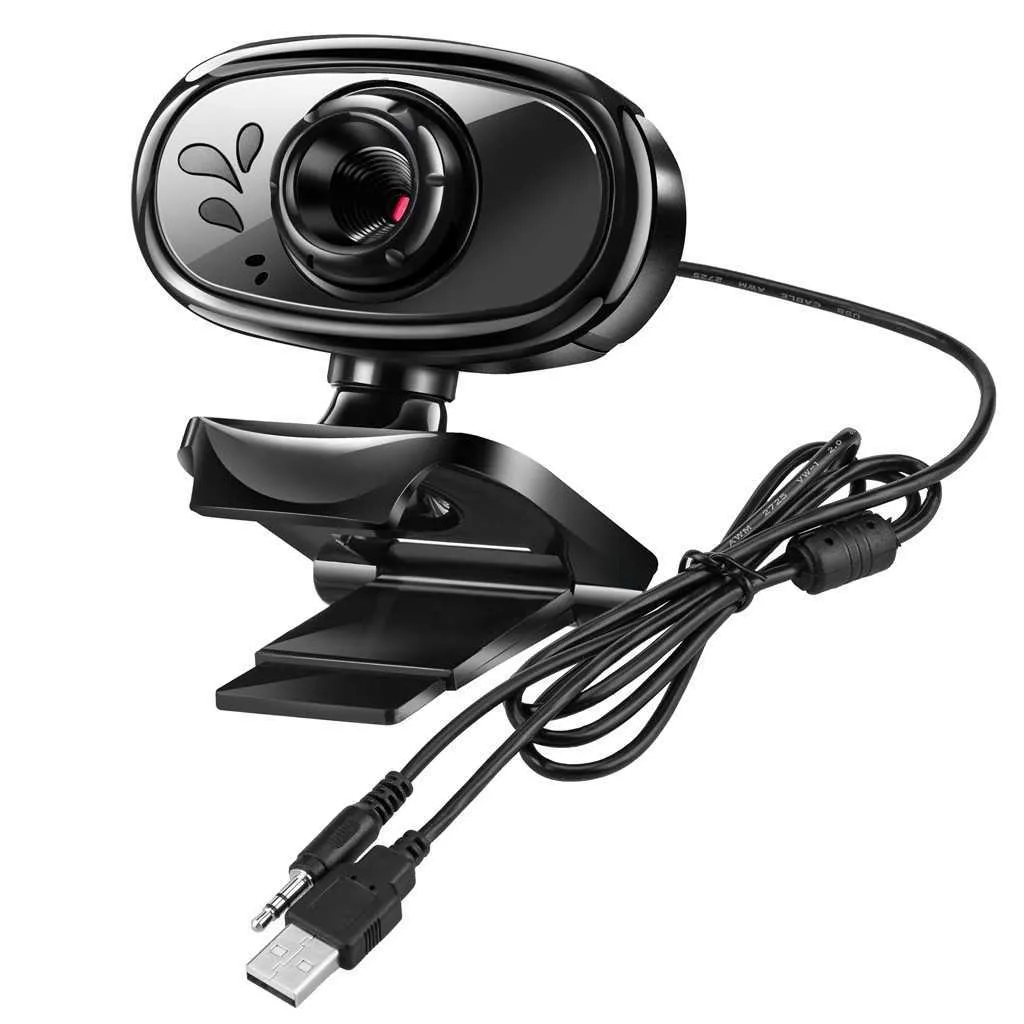 Webbkameror Computer Camera 720p Web Desktop PC Video Webcam för PC med Microphone Mini Camera