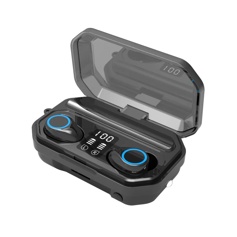 TWS Bluetooth Wireless Smart Mic Sport Earphone M12 Водонепроницаемые игровые ушные крючки