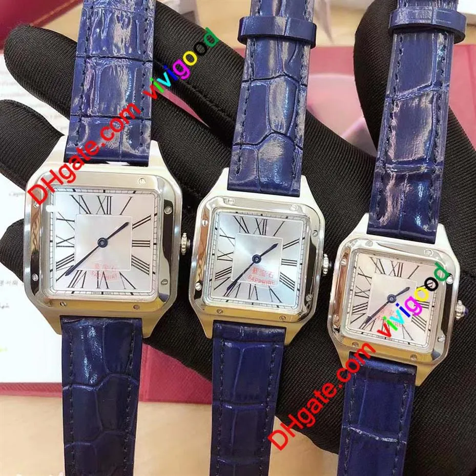 Designer Men's watch Top Brand Men Square Watches Geneva Genuine Stainless Steel Quartz Watches High Quality Fashion Mens San2570