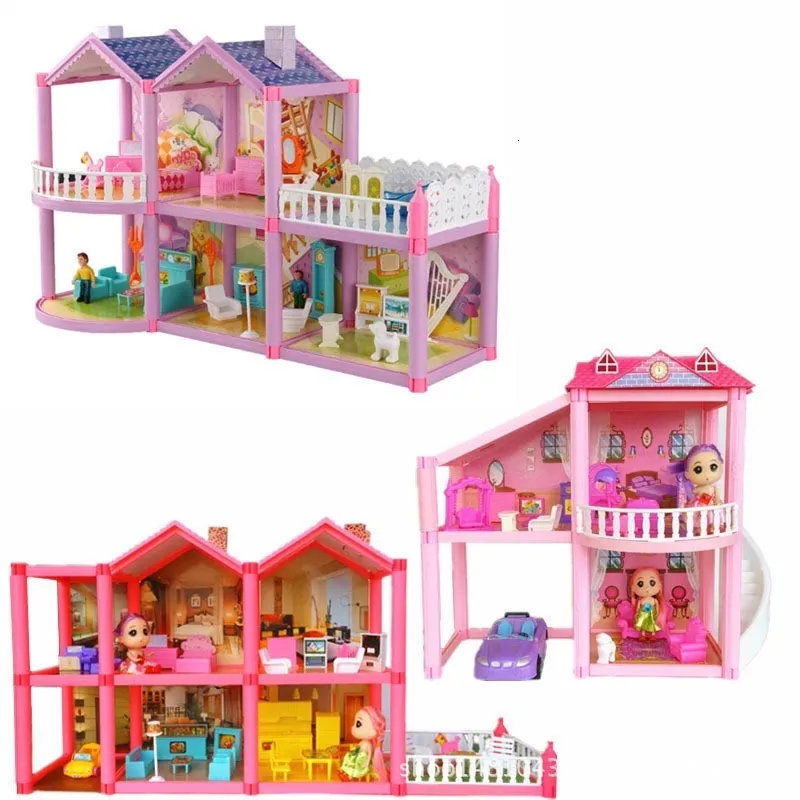 Outils Atelier DIY maison chalet villa modèle assemblé Poupée Fille Château jouets éducatifs pour enfants donner aux enfants le cadeau 230727