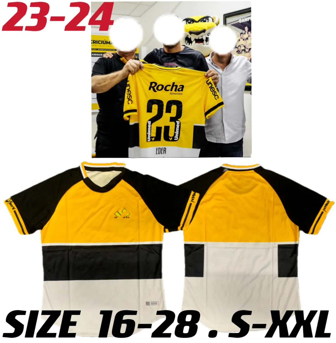 2023 2024 Krichuma Home Soccer Jerseys Kid Kit Player Training Away третья 23 24 желтая рубашка футбольная рубашка футбольные майки Размер: 16-28 S-XXL