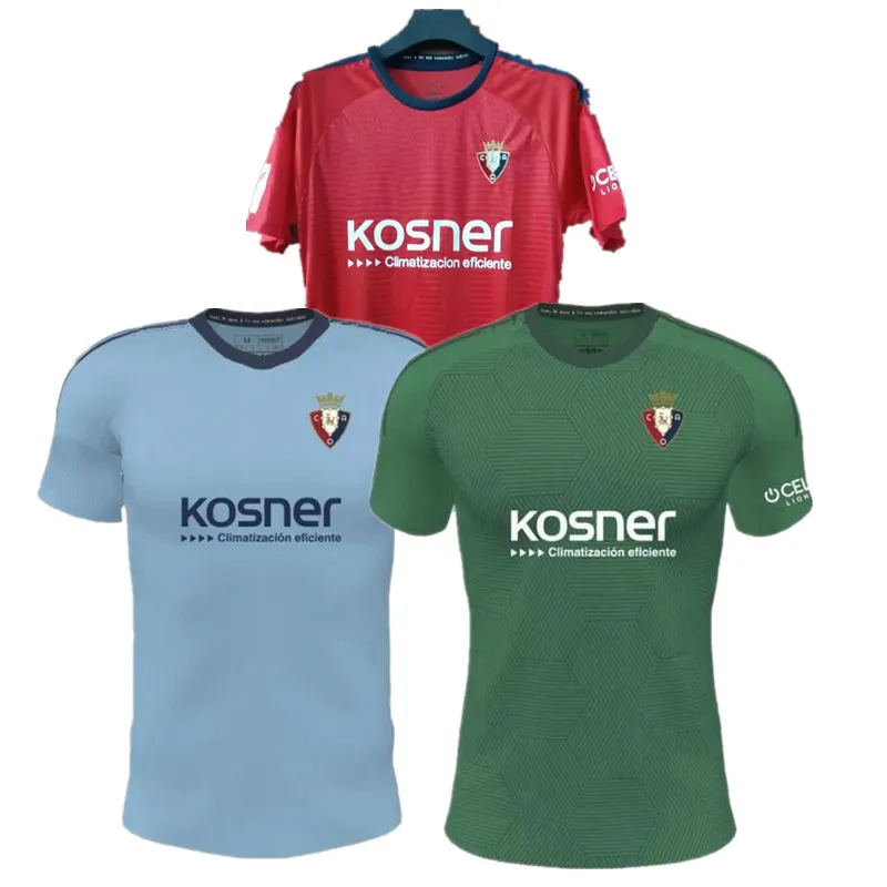 23 24 Osasuna Mens Soccer Jerseys David Garcia chimy camiseta equipacion adulto 2023 Moncayola camiseta de futbol Home Away 3rd Football Shirt Men Kids Jersey Kit