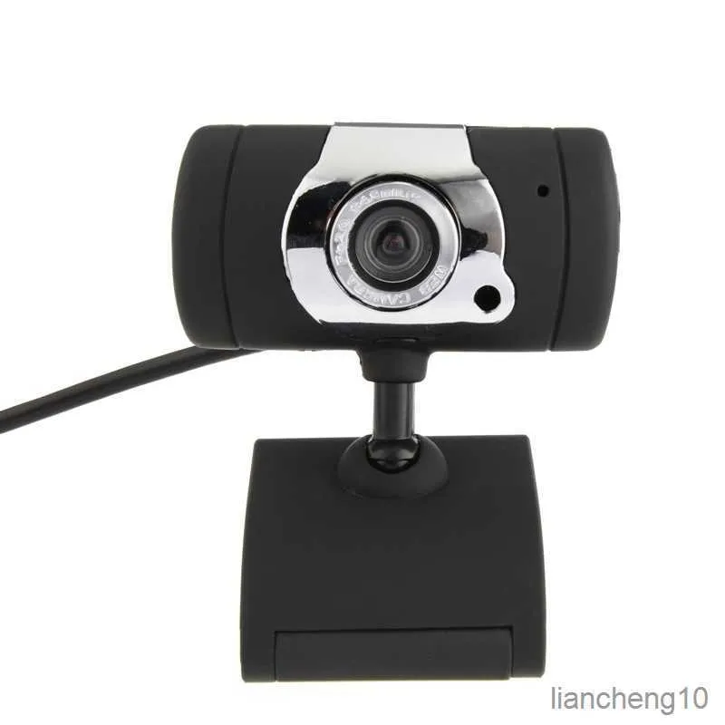 Webcams Webcam Camera met microfoon Lights Vision Voor PC Laptop Handmatige scherpstelling Computer Webcam Voor Windows R230728