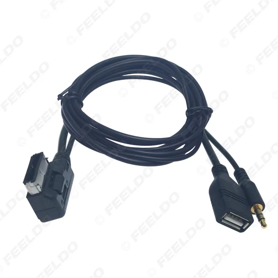 Auto Audio Musik 3 5mm AUX Kabel AMI MDI MMI Interface USB Ladegerät Für Audi A6L A8L Q7 A3 a4L A5 A1 S5 Q5 Adapter #62092958