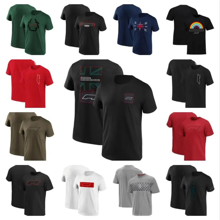 Ny F1 T-shirt Formel One T-shirt Racing Team Logo T-shirt Summer Men's Sports Breattable Short Hleeve Quick Dry Top289z