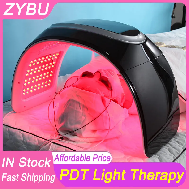 Luz led 7 cores spa facial nano fóton dispositivo de rejuvenescimento da pele terapia led spray quente frio cuidados com a pele instrumento de beleza remoção de rugas antienvelhecimento clareamento da pele