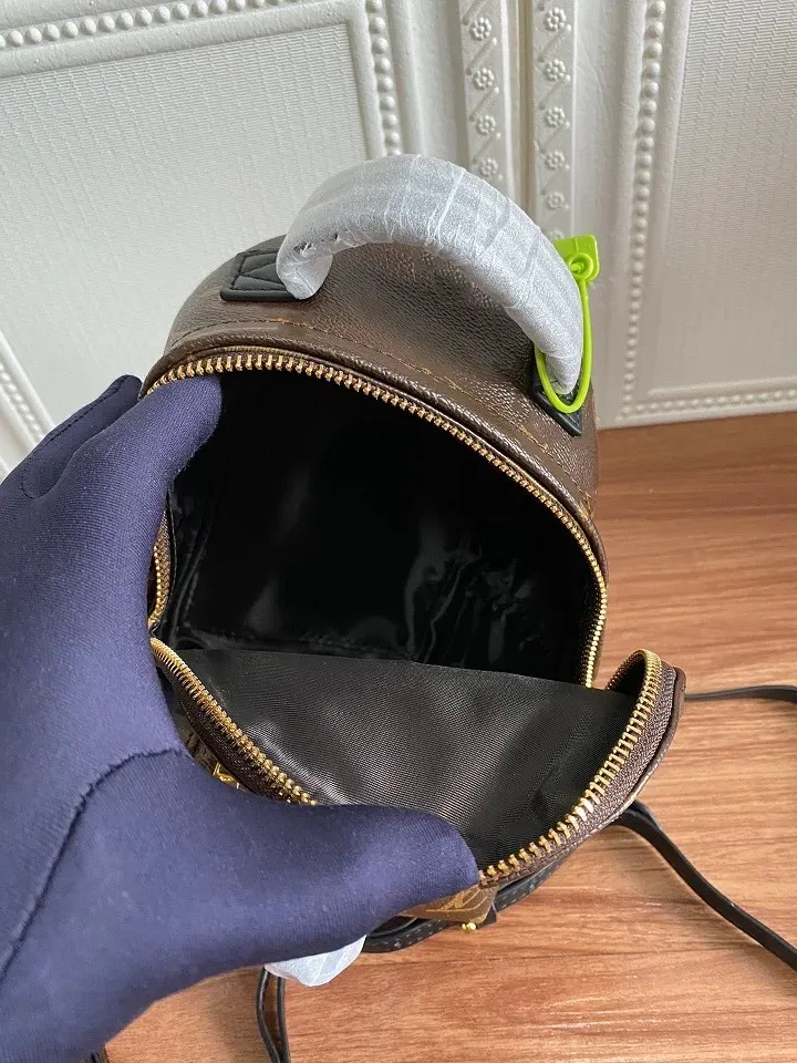 Mini leren rugzak sale