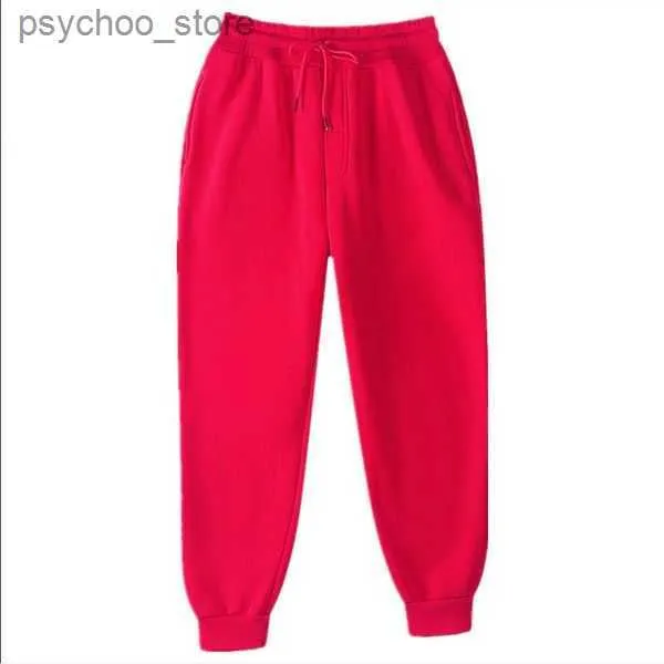 Red Casual Sweatpant, Pants