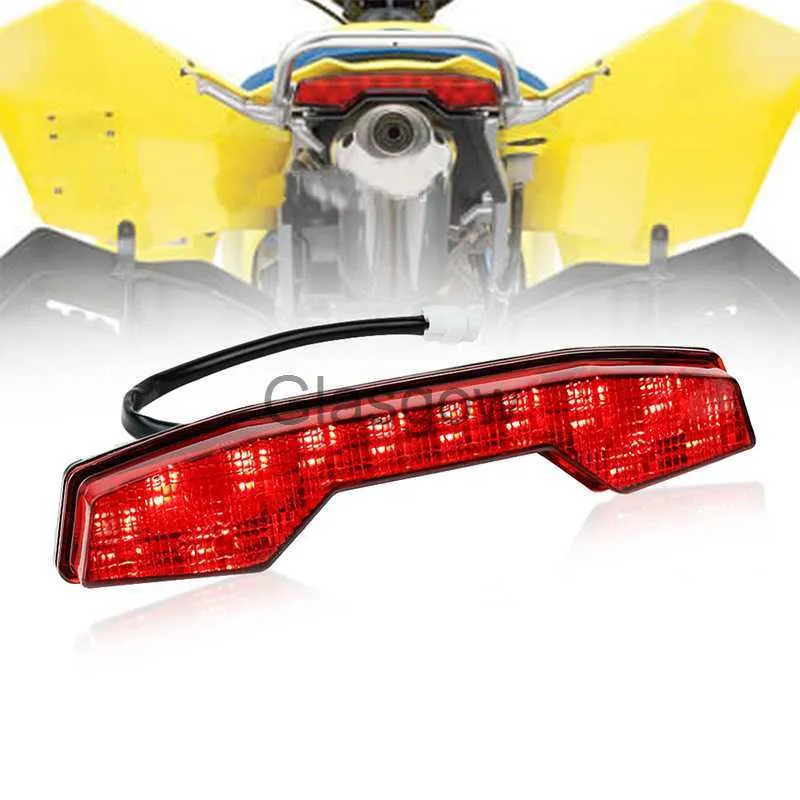 Iluminação de motocicleta SmokeRed LED Tail Brake Light Para 2006 2007 2008 2009 Suzuki LTR 450 LTR450 Quadracer Moto ATV x0728