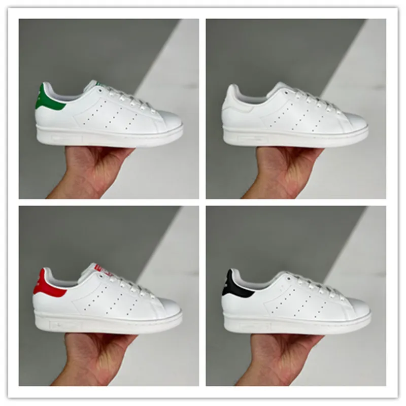 2023 High Qulaity Women Men Casual Shoes Stan Smith Sneakers Classic Triple White Black Platform Designers Gold Leather Trainers Sport Shoe Size36-44