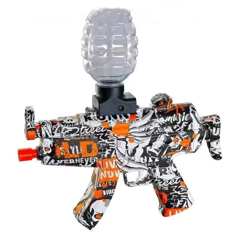 AK47 MP5 M416 Electric Gel Ball Blaster Gun Toys Injector Full Auto Splatter Ball Blasters with 10000 Water Bead Rechargeable Battery Powered Shoot