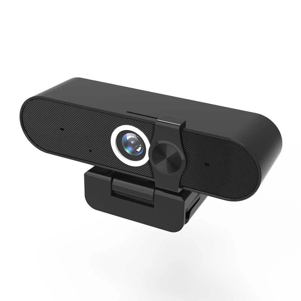 Webbkamera 1080p webbkamera med mikrofonomslag skrivbordsbärbar dator datormöte strömmande extern kamera