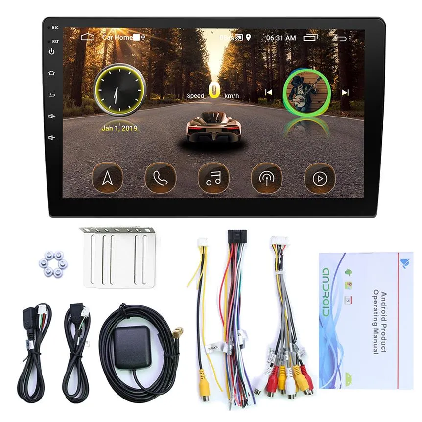 10 1 inch HD Auto Mp5-speler GPS Navigatie Mp3 Radio AIO Machine voor Android218Y