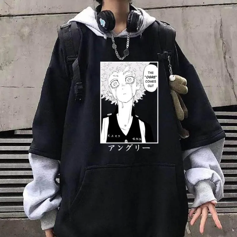 Men's Hoodies Hoodie Anime Tokyo Revengers Sweatshirts Pullover Oversized Autumn Winter Harajuku Clothes