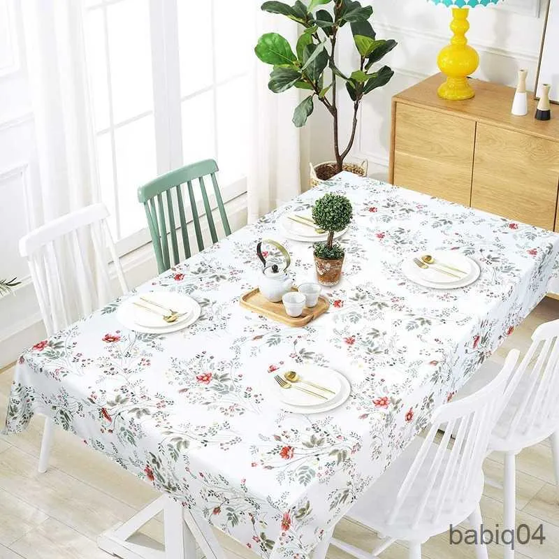 Table Cloth Small Flower Tablecloth Waterproof Tablecloth Outdoor Picnic Camping Party Kitchen Restaurant Decoration Rectangular Tablecloth R230726