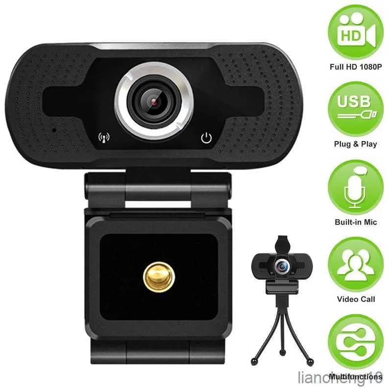 Webcams Smart Web Camera Webcam Full 1080P multifunctions Plug For Desktop Game live streaming R230728