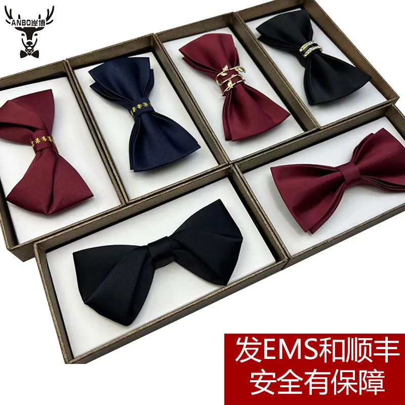 Bow Ties Tie the knot get married get married groom man suit burgundy upscale brothers men's bows students bow tie 230727