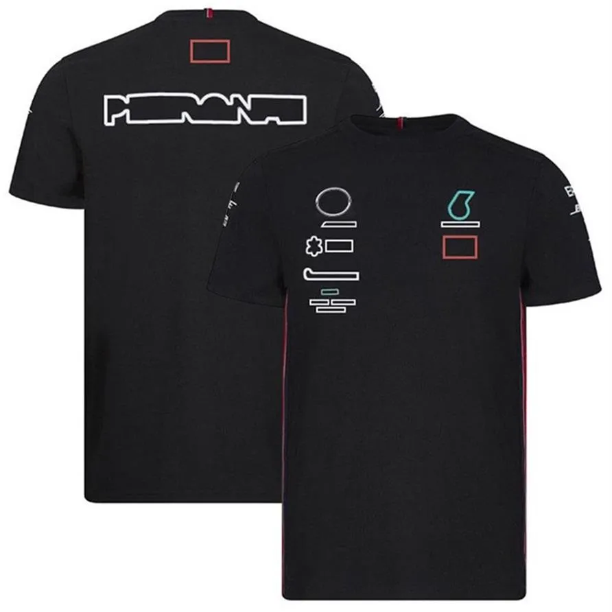 T-shirt de pilote de F1 nouvel uniforme d'équipe de course personnalisé T-shirt court respirant à séchage rapide décontracté, plus la taille uniforme de course d'équipe249I