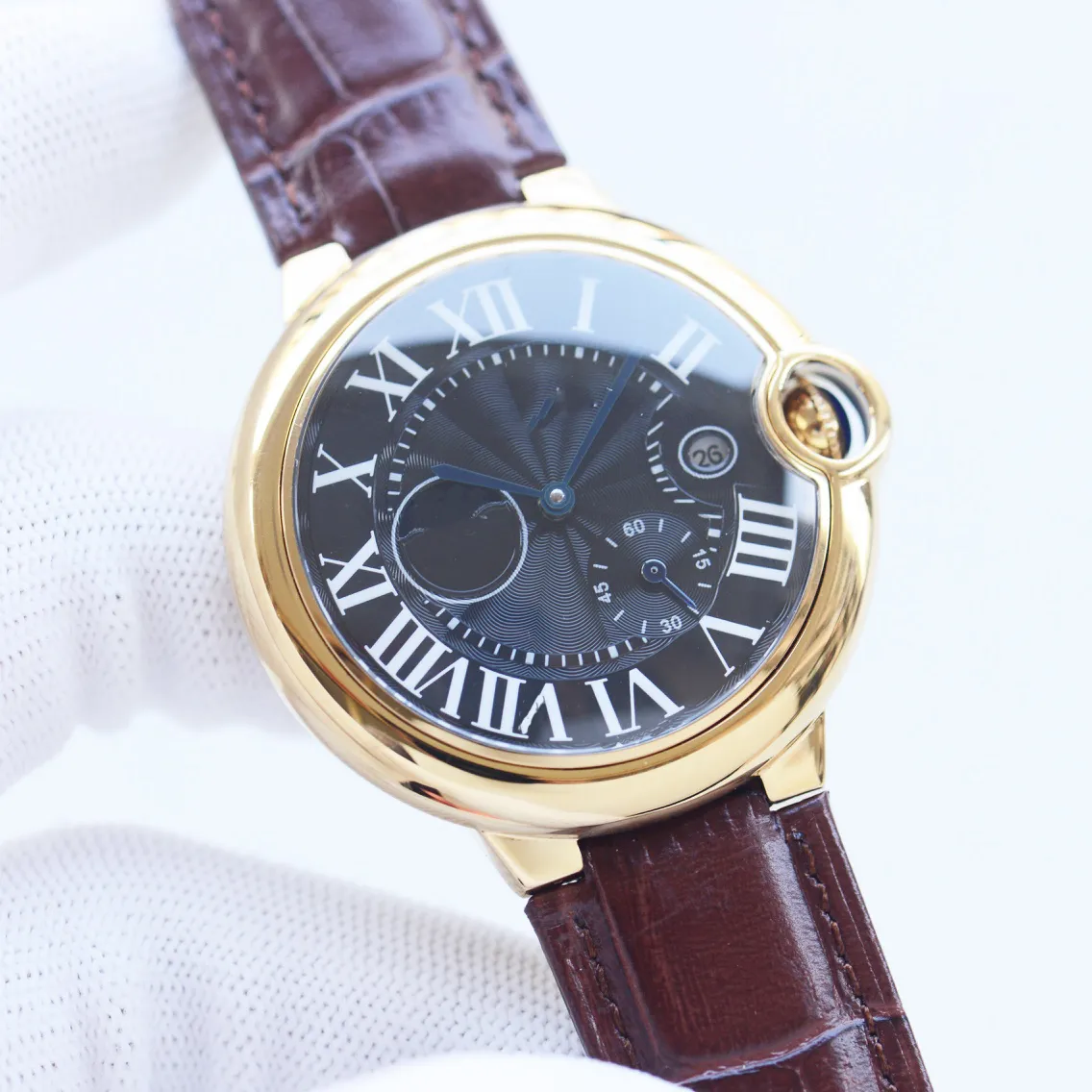 Montre Homme Automatique BOSCK – Acier Inox 30M Étanché – Cadran Classique Jour-Date – Look Affaires & Élégant