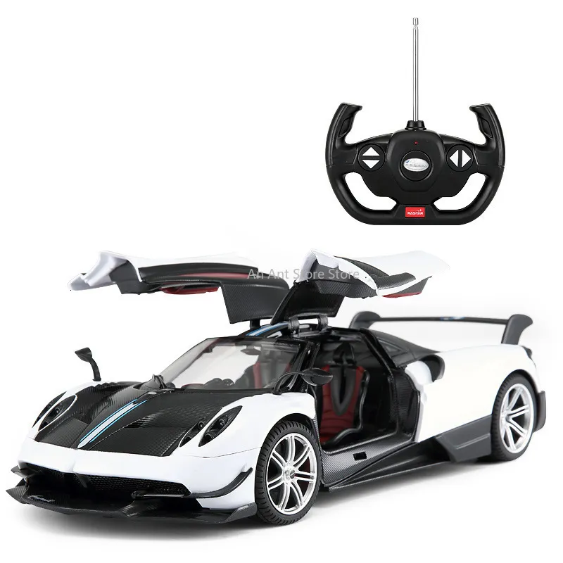 전기 RC 자동차 Hanma Pagani Supe RC 1 14 스케일 원격 제어 모델 라디오 제어 자동 기계 장난감 선물 아동 성인 Rastar 230727