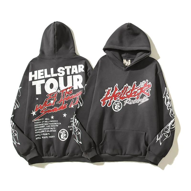 Hellstar ジップアップパーカー Hellstar Hoodie bapees Mens Designer Full Zip Up Shark