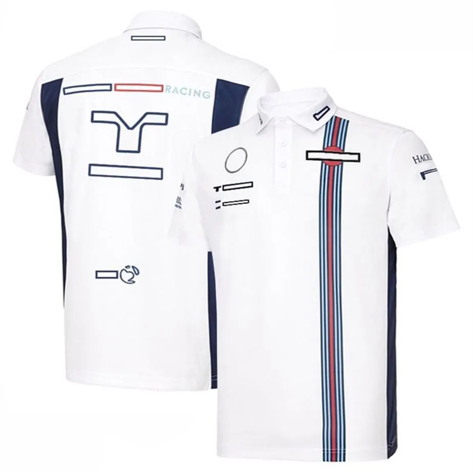 F1 Polo Shirt Formula 1 Team Team Men and Women's Racing Lapel Thirt يمكن تخصيصها 2635