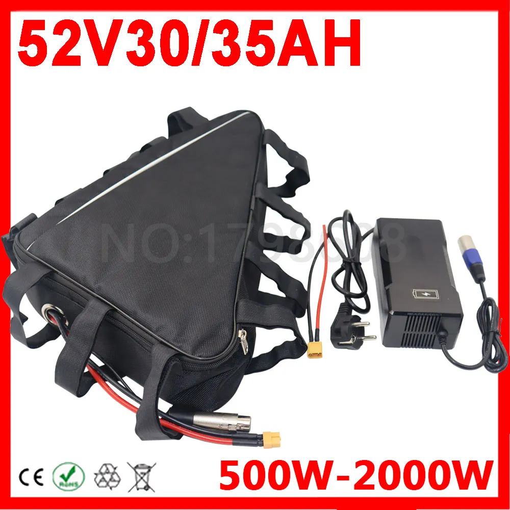 전기 자전거 배터리, 리튬 구덩이 배터리 52V 35AH, 52V 1000W 1500W, 2000W, 전기 구덩이 배터리 52V 15AH 20AH 20AH 25AH 30AH 35AH