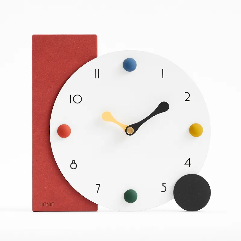 Modern Battery Powered Small Modern Table Clocks With Creative Design