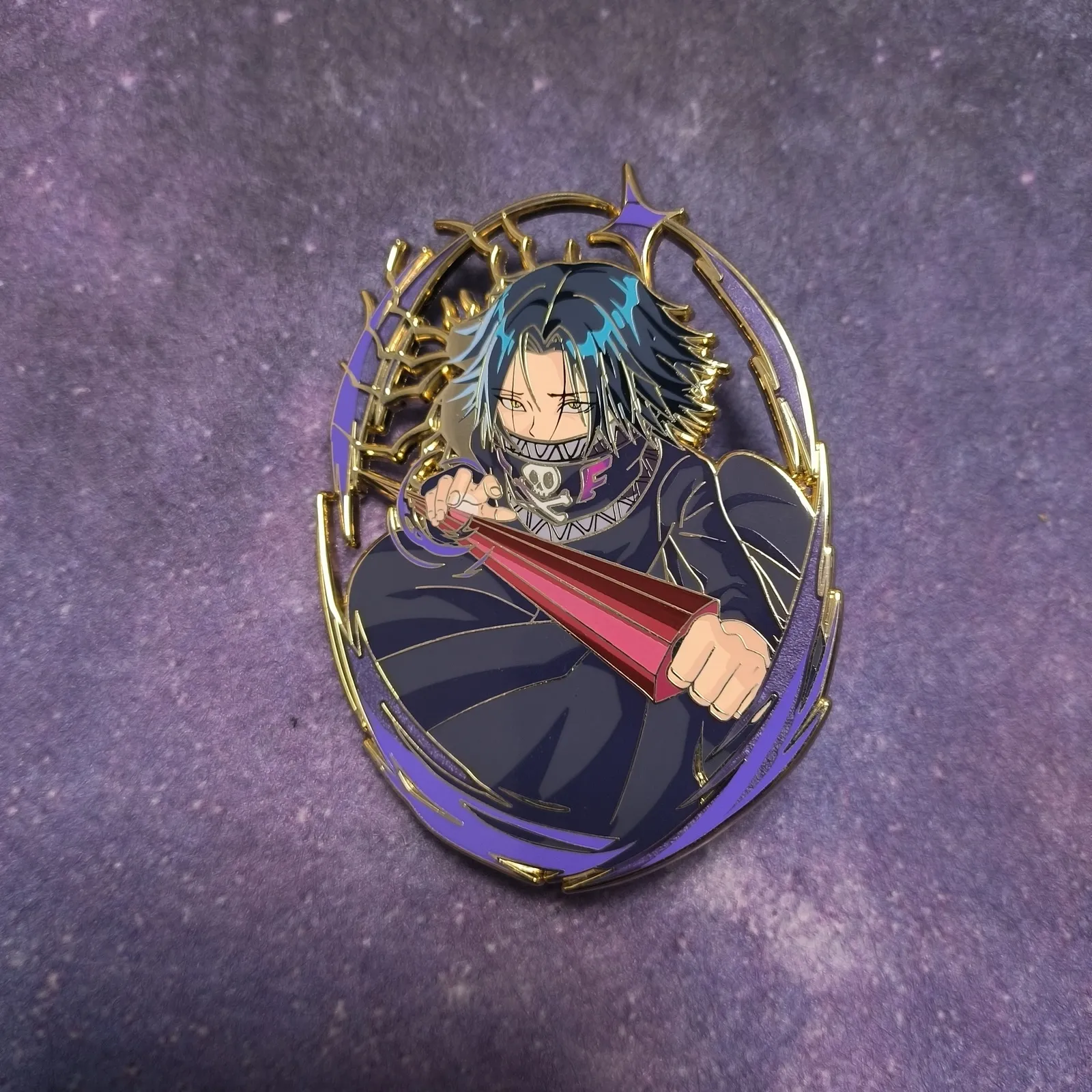 HunterxHunter Feitan and Shizuku Hard Enamel pin interest