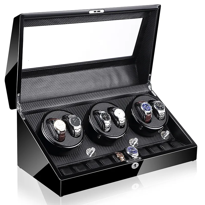 مشاهدة Winders Luxury Watchable Watches Box That Rotatable Watch Winder Box مع LED With Lock 13 Slot Watch Box 76 Watch Winder Box 230727