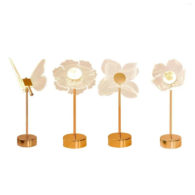 Lampes de table Lampes de bureau Veilleuse Chambre Lampe de chevet Maison Mariage Acrylique