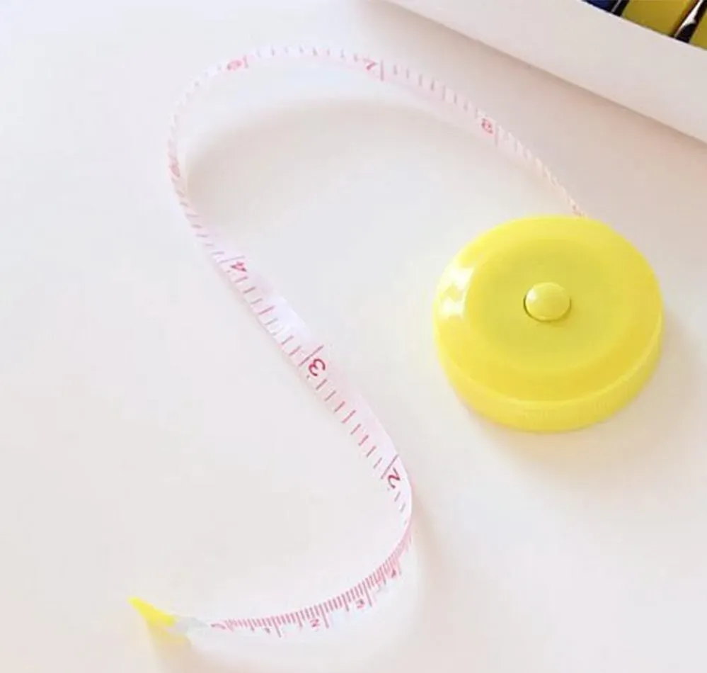 Gadpiparty 12pezzi Nastro Di Misurazione in Retrattile Nastro Di Misurazione Del Corpo Per Cucire Scala Chiara e Precisa Leggero e Portatile