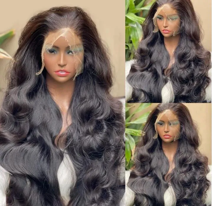 360 Full Lace Wig Cheveux humains pré-plumés Body Wave 360 HD Lace wig