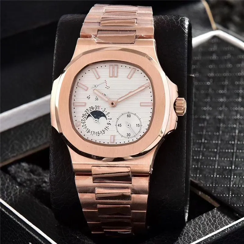 designer de relógios masculinos relógios mecânicos de alta qualidade 40mm Nautilus Boutique pulseira de aço relógios de designer para homens por atacado relógio de presente baida aa2