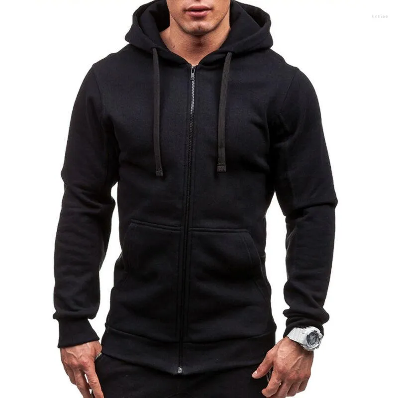 Moletom Masculino 2023 Est Outono Inverno Moda Fleece Hoodie Masculino Casual Magro Térmico Forrado Capuz Jaqueta Moletom Agasalhos Quente