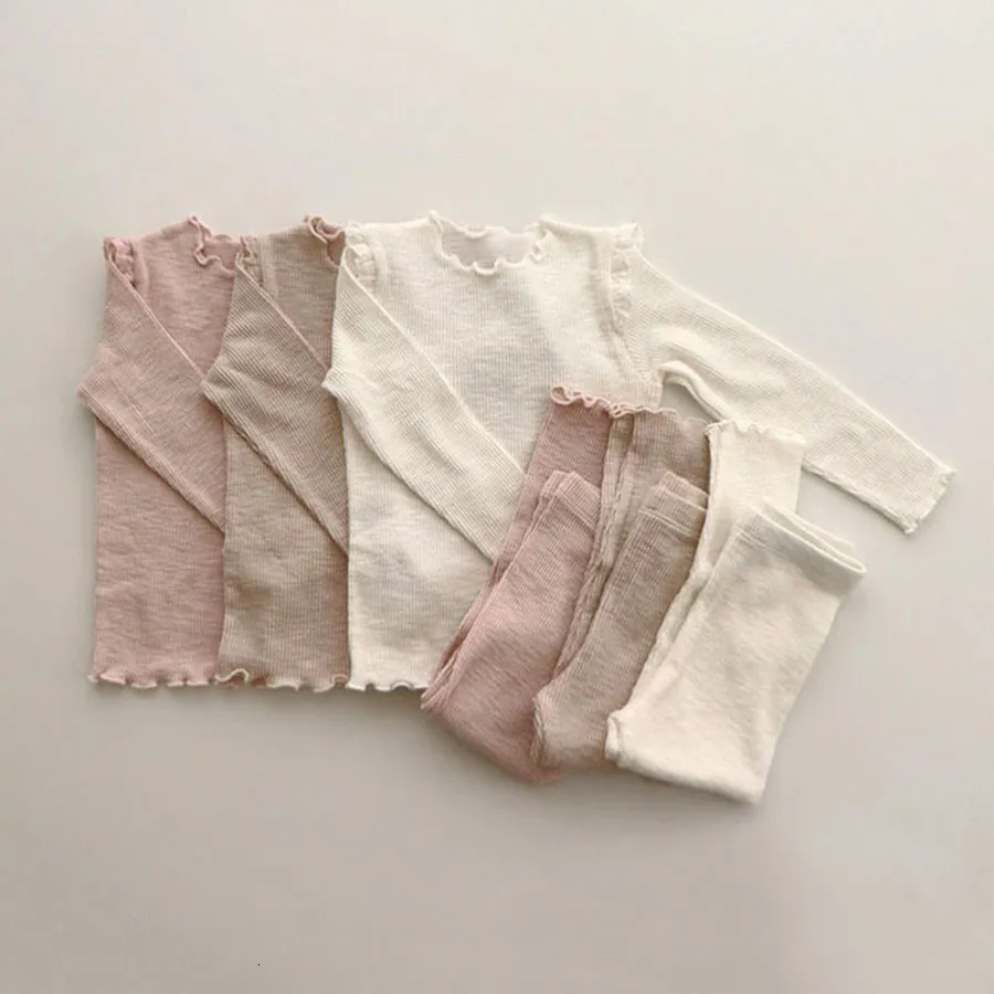 Pyjama Printemps Enfants Enfants Sous-Vêtements Bébé Filles Vêtements Ensemble Vêtements De Nuit Pour Tout-Petits Tenues 230728