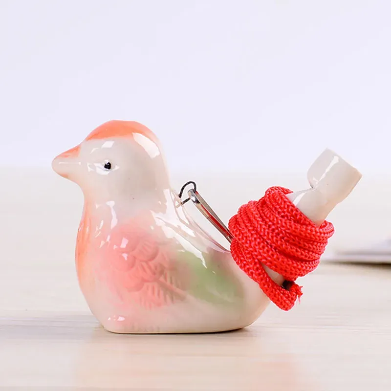 Creative Water Bird Whistle Clay Birds Ceramic Glazed Song Chirps Bath time Kids Toys Gift Christmas Party Favor Home Decoration BH5310 TYJ