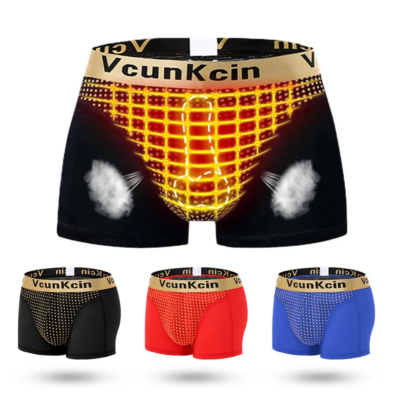 Caleçon homme sous-vêtement magnétique pour améliorer le corps Uconvex Boxers Energy Field Therapy Lingerie Energetic Slip Health Care Pouch Panties 230727